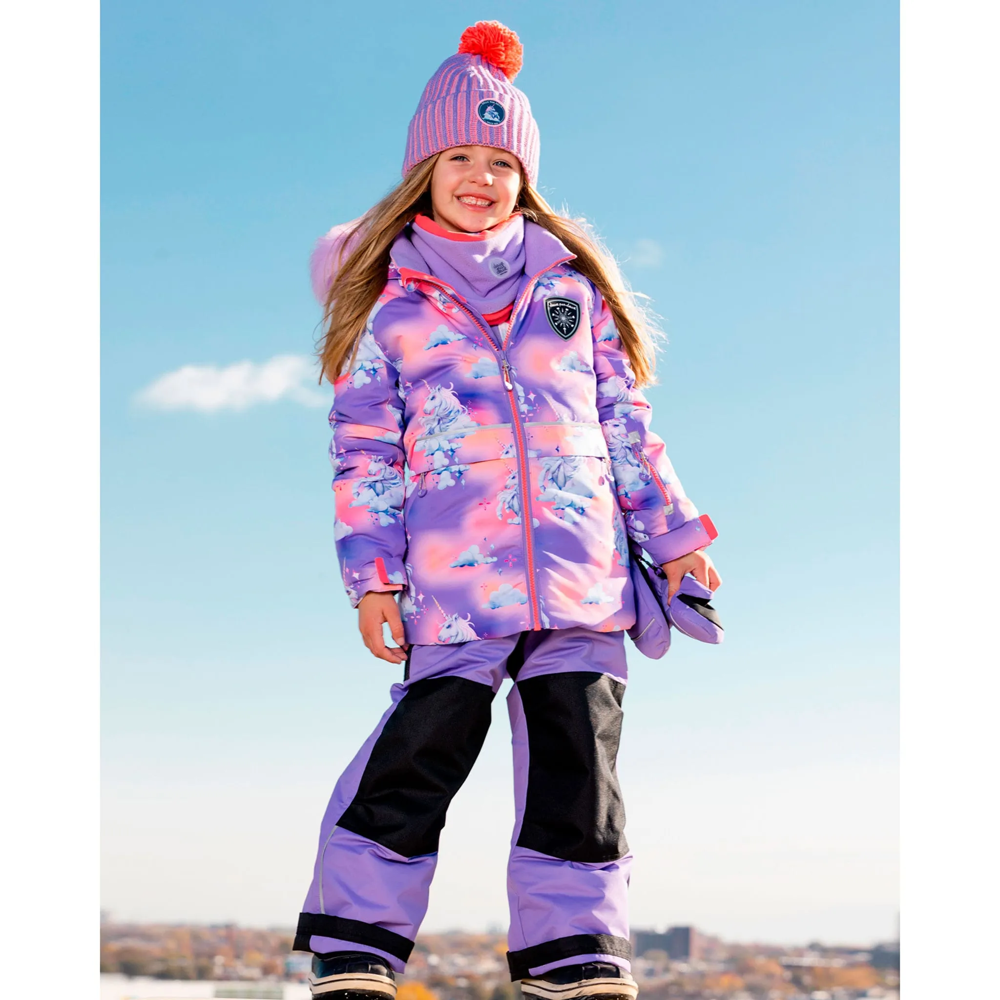 Deux par Deux Habit de Neige 2 Pièces Licorne Nuage 3-6ans
