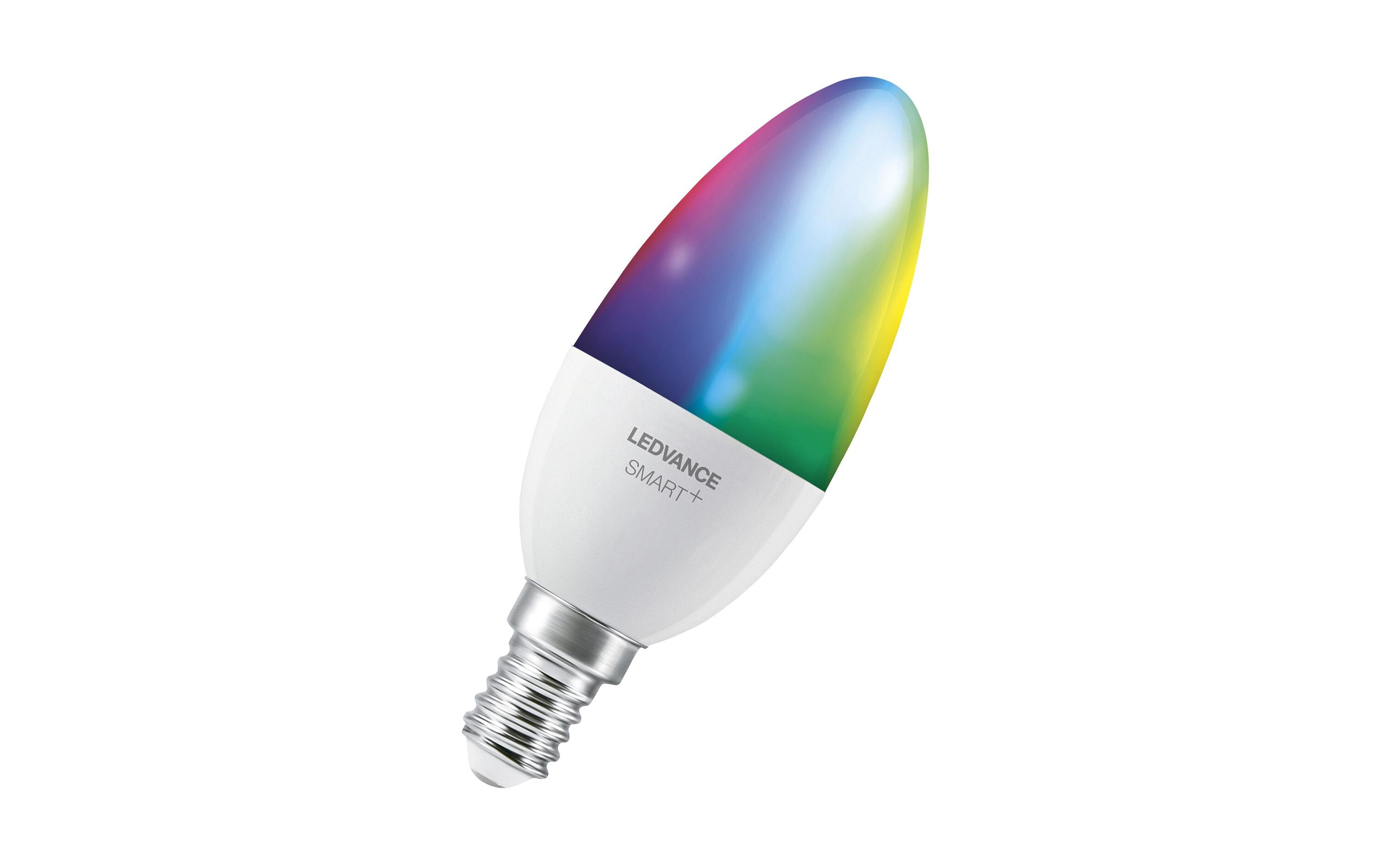 Leuchtmittel SMART+ WiFi Candle B40, E14, RGBW, 3 StückKlassische Kerzenform mit WiFi-Technologie