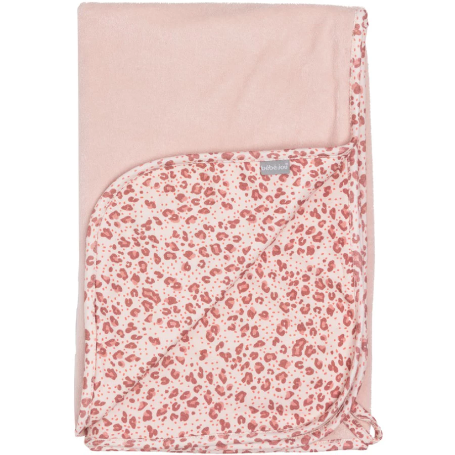 bébé jou® Multi-Tuch Leopard Pink 100 x 75 cm