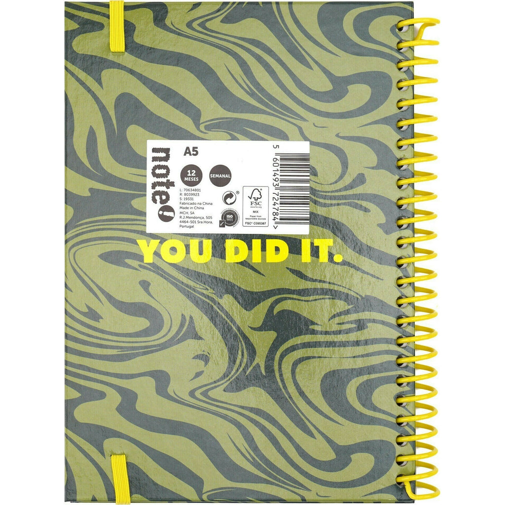 Agenda Esp A5 2025 Semanal Mood Note!