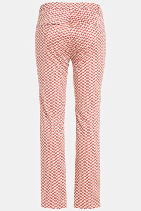 Hose Sophie, grafischer Druck, schmales Bein, Komfortbund