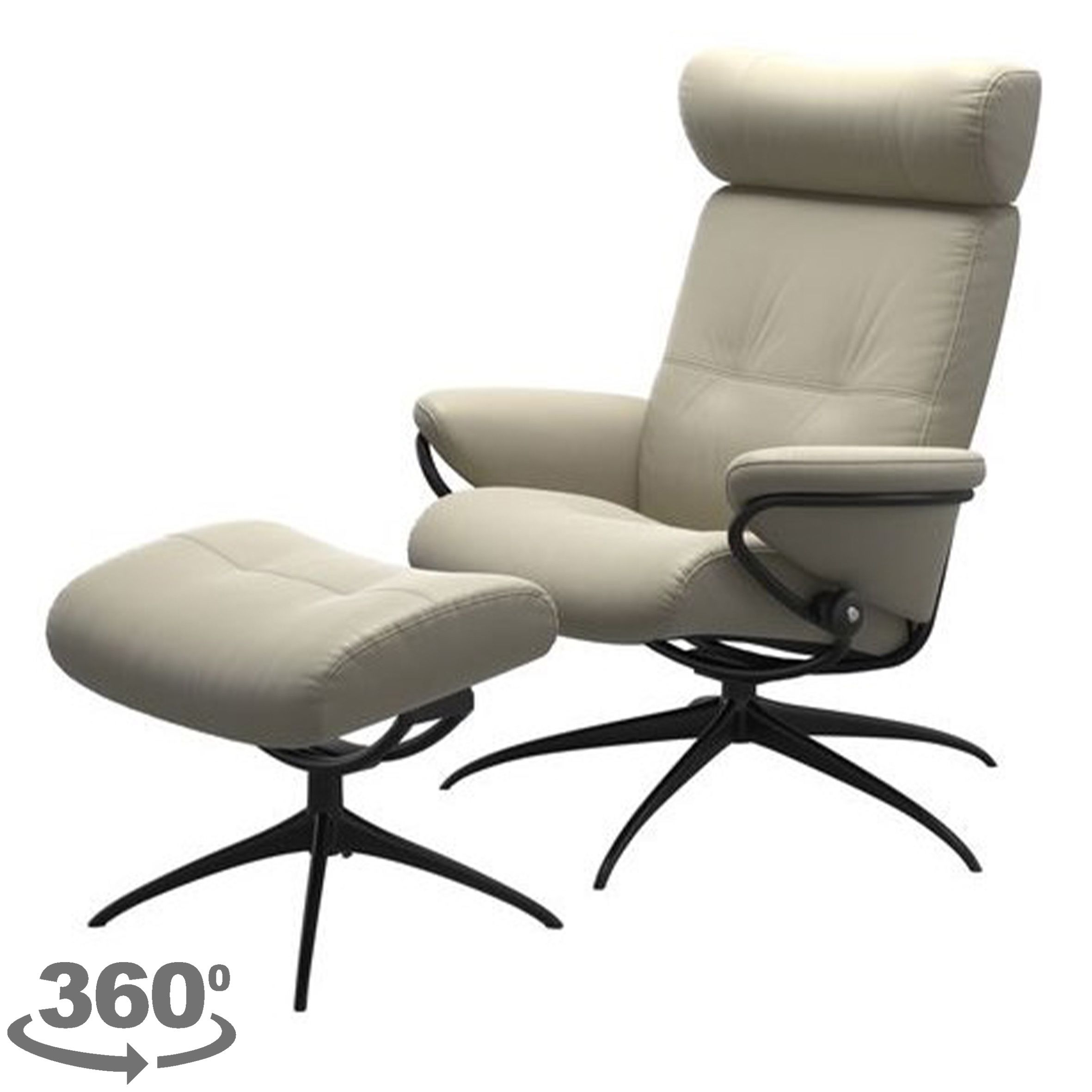 Relaxfauteuil Berlin LowBack met hoofdsteun  | StresslessB82 x D78 x H99 cm