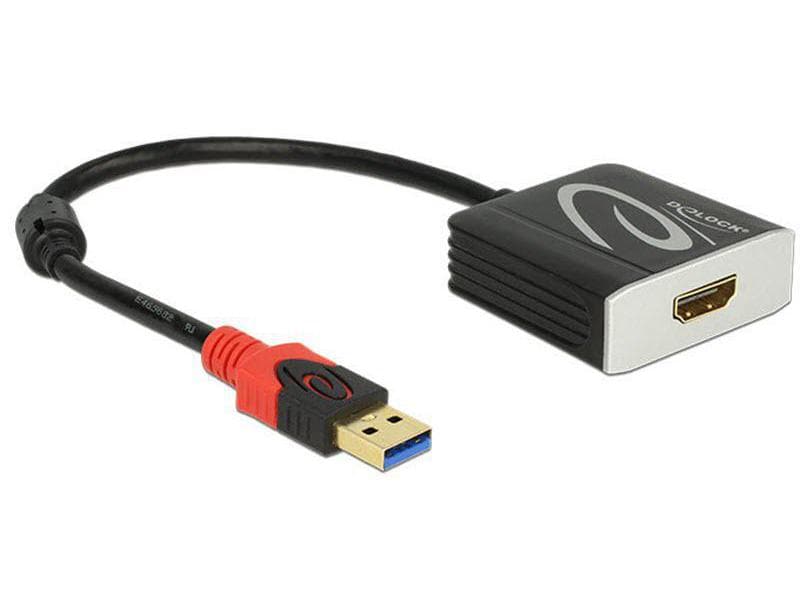 Delock Adapter USB 3.0 - HDMI Adapter USB 3.0 Typ A zu HDMI Buchse