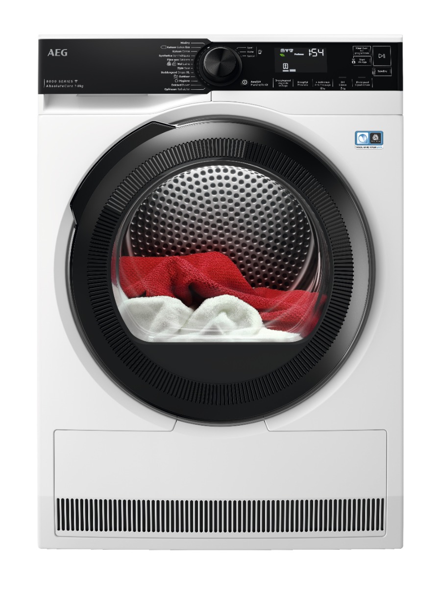AEG warmtepomp droogkast TR88A64c - 8kg