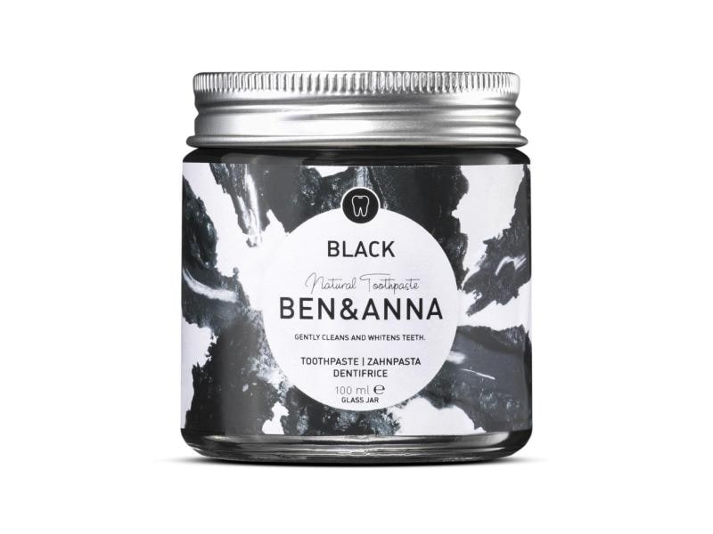 Ben & Anna Zahnpasta Black 100 ml Natürliche und fluorfreie Zahnpasta mit Minz Geschmack