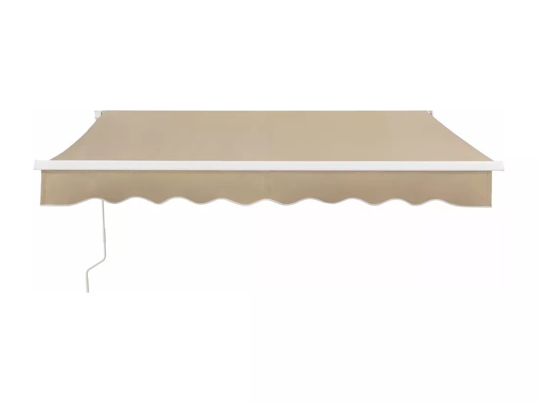 Store banne avec manivelle beige 350 x 350 x 250 cm 03_0008308