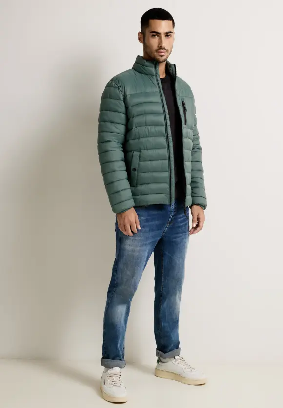 Leichte Steppjacke - ash green