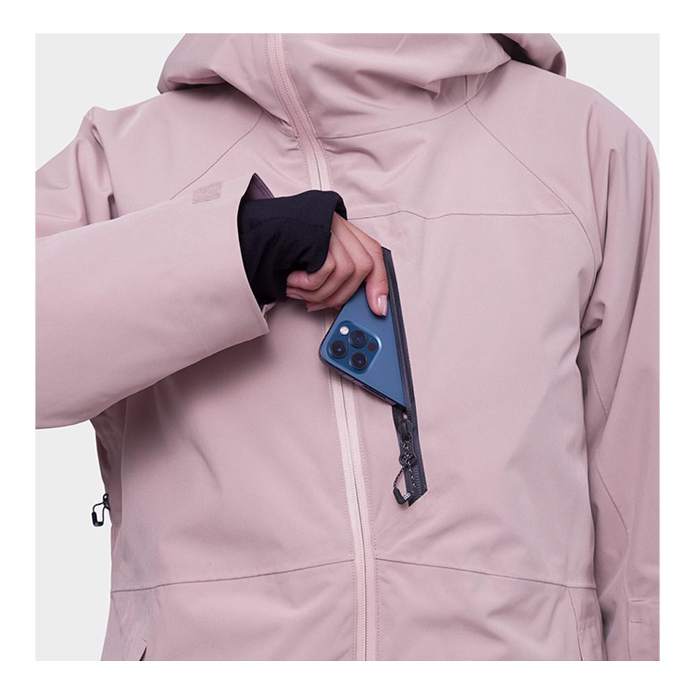 686 HYDRA - Veste ski Femme dusty mauve