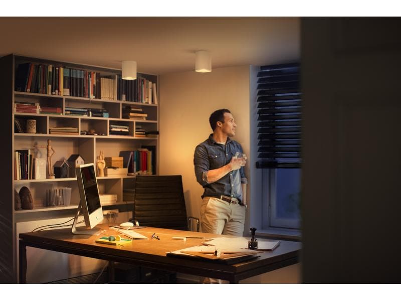Philips Hue White Ambiance Pillar Einerspot erw. GU10, Weis Flexibles Licht für jeden Raum