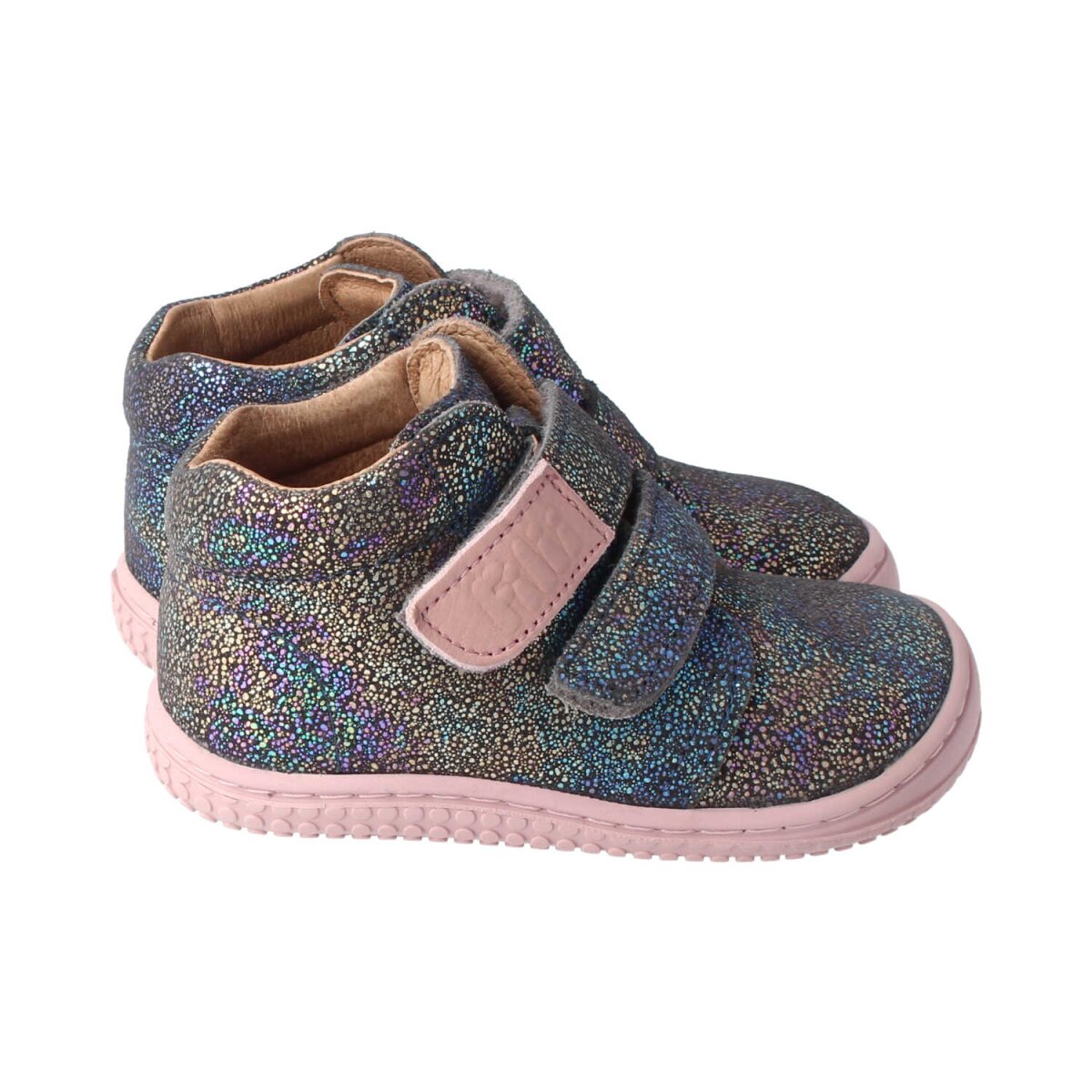 3213-26 glittergrey CHAMELIION velours leather velcro Weite/W