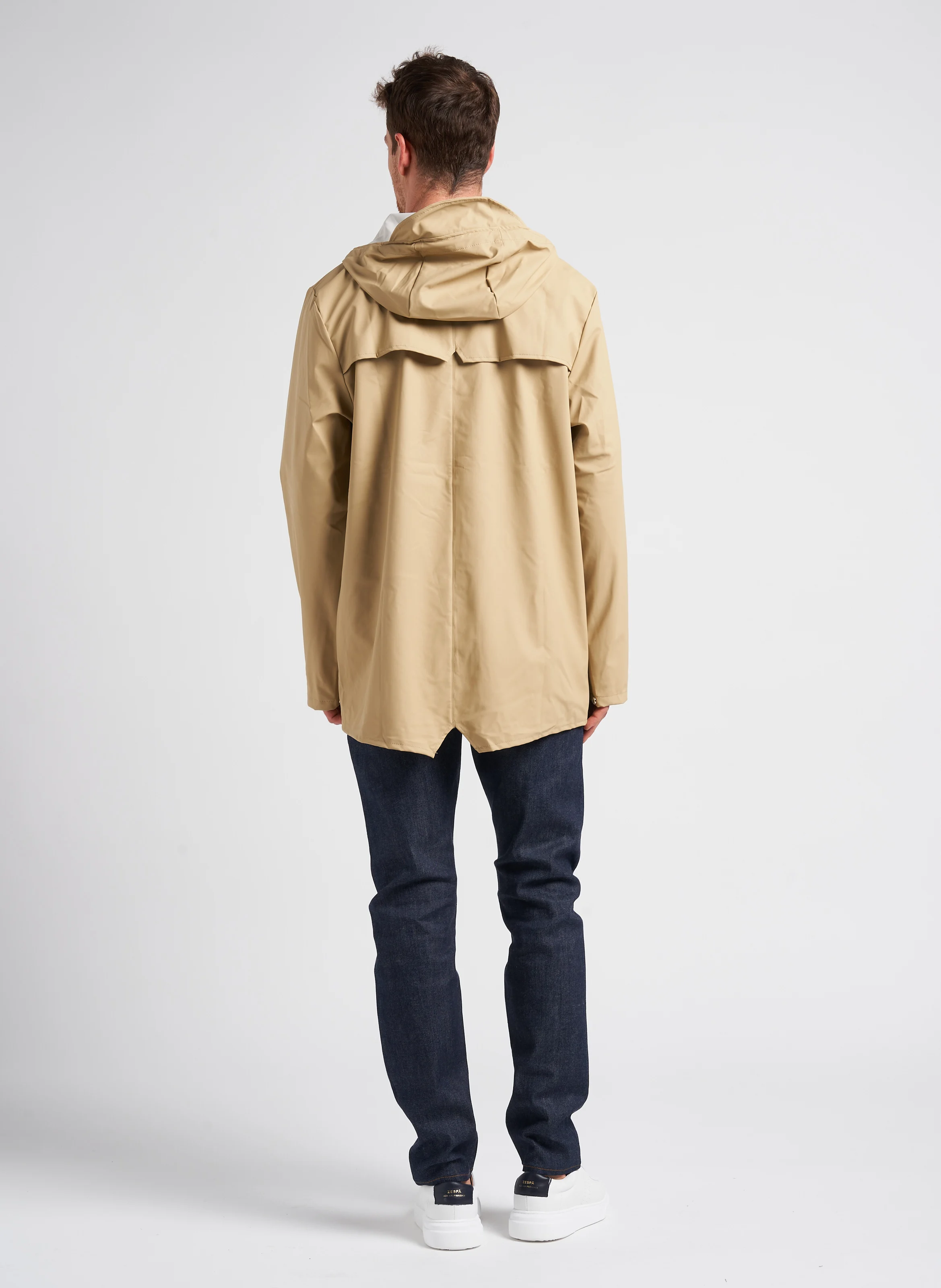 Coupe-vent imperméable à capuche | Beige