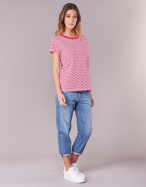 G-Star Raw - 3301 HIGH BOYFRIEND 7/8 WMN - Lt aged small destroy