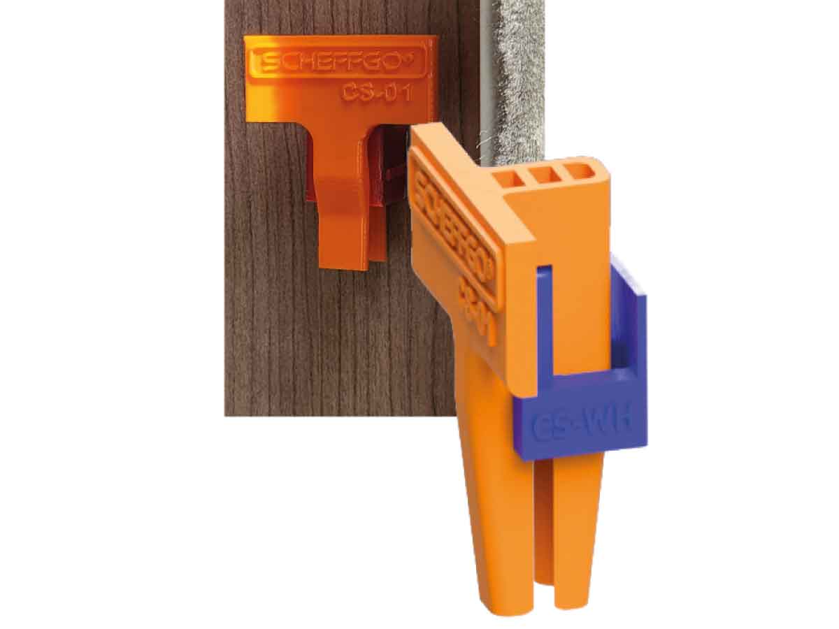 ScheffGO® CS-01WH Deurstopper met Wandhouder