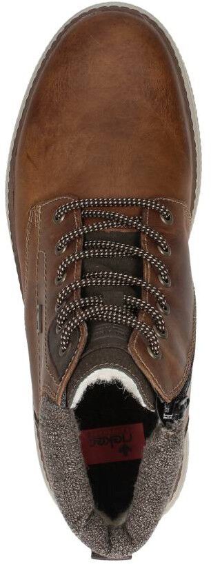 Rieker Veterschoenen Hoog cognac