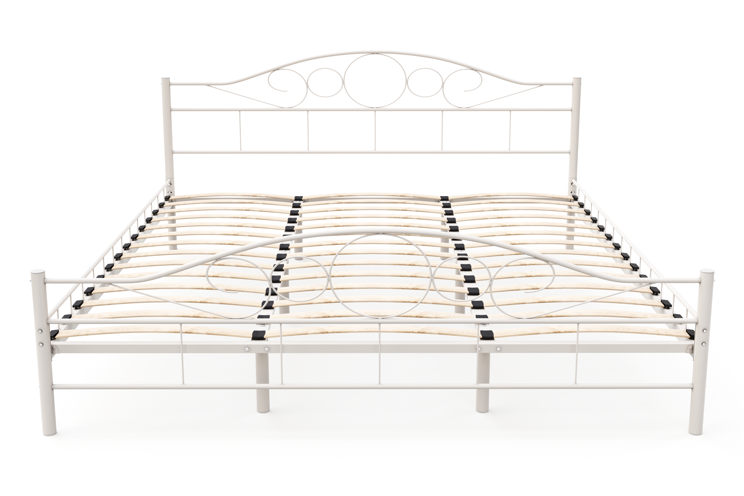 Metallbett AURELIE 180 x 200 cm weiss