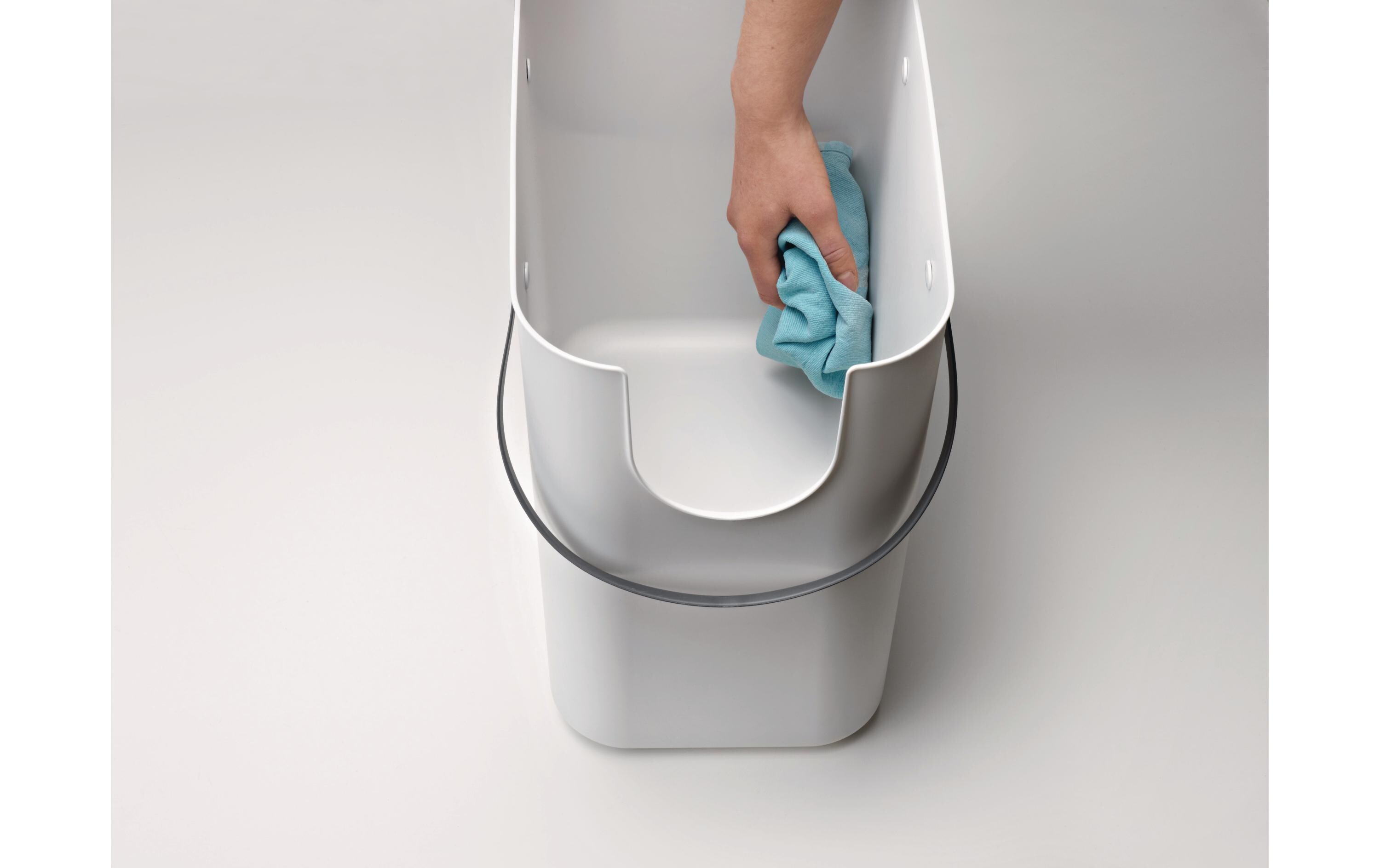 Recyclingbehälter Albula 25 l, Mistletoe WeissWeisses