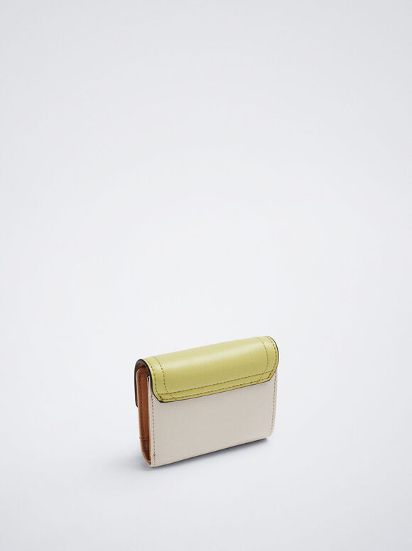Carteira Color Block - Amarela