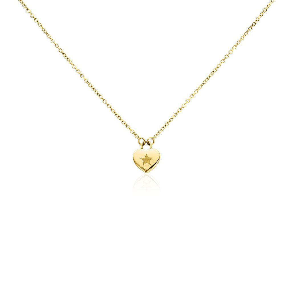 Collier Earline Acier Doré