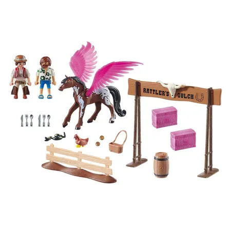 PLAYMOBIL® 70074 The Movie Marla, Del und Pferd mit Flügeln