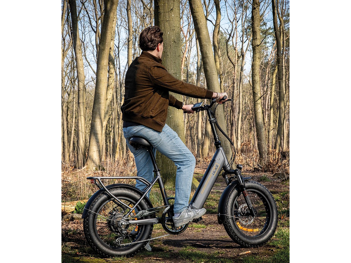 Lacros Mustang M250 elektrisch opvouwbare Fatbike - Black