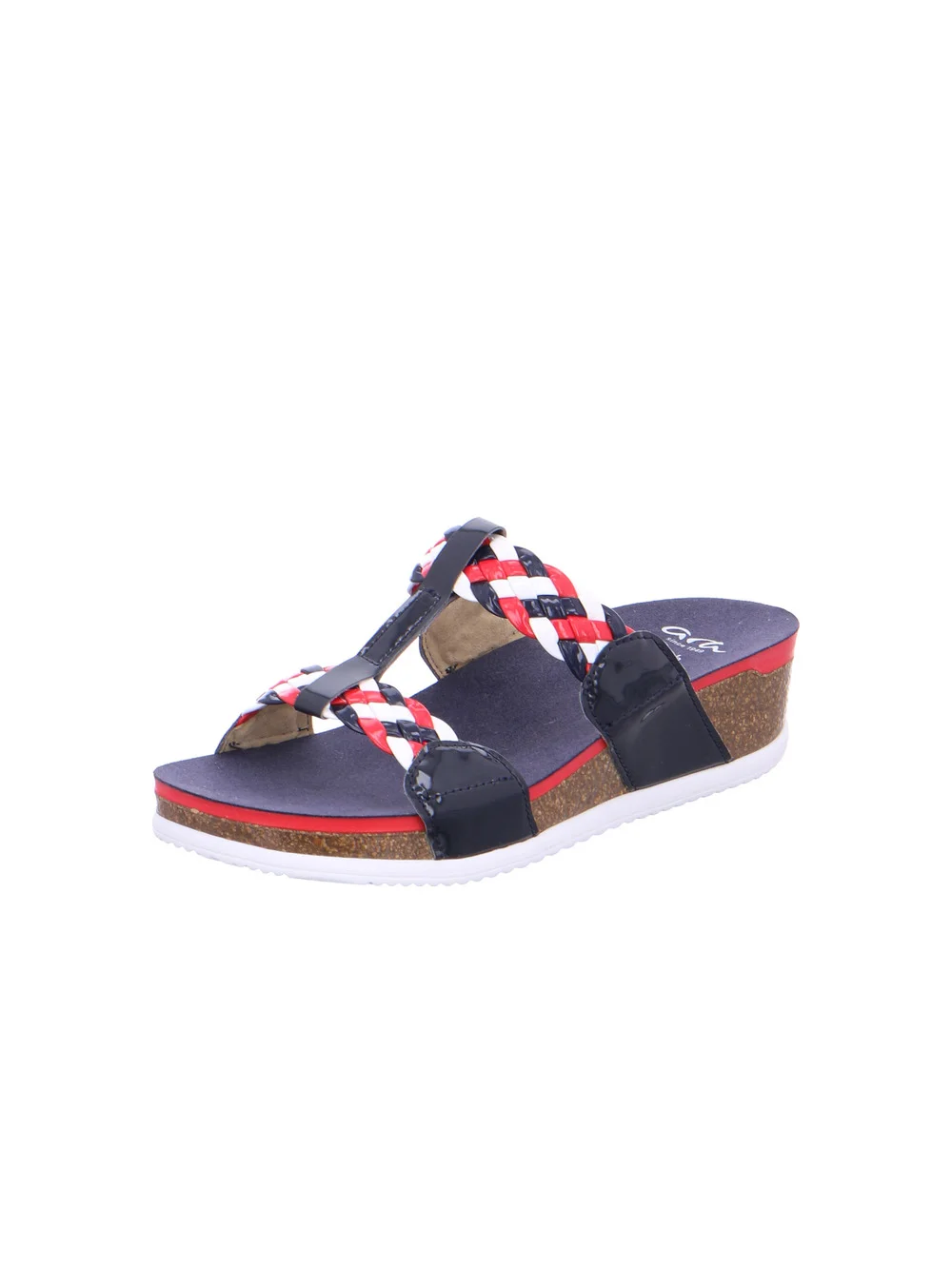 Pantolette Norderney blau