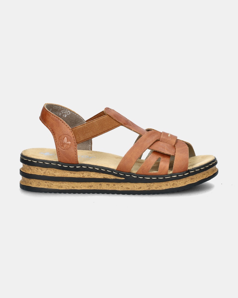 Rieker Sandalen  - cognac