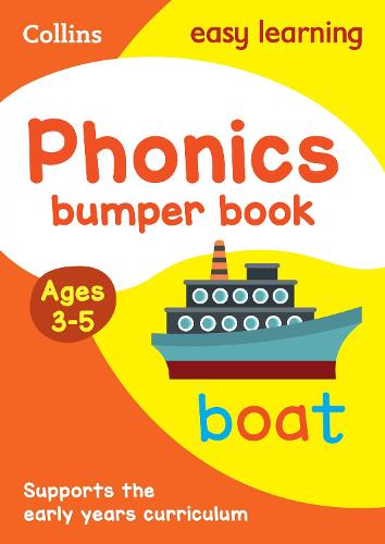 Phonics Bumper Book Ages 3-5: Ideal for Home Learning - Collins Easy Learning Preschool (Paperback)