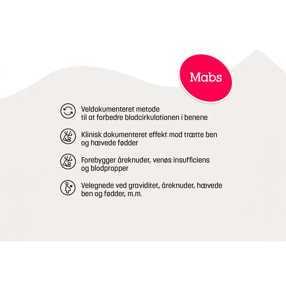Mabs Nylon Knee Wide Sand - Flere størrelser