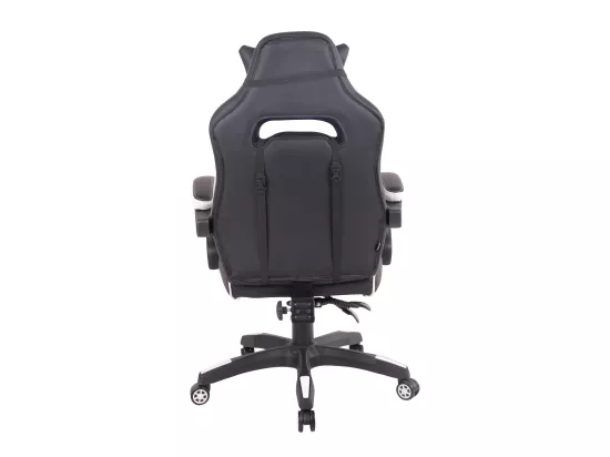 Chaise de bureau - Similicuir & Plastique - Noir / Blanc - Heat