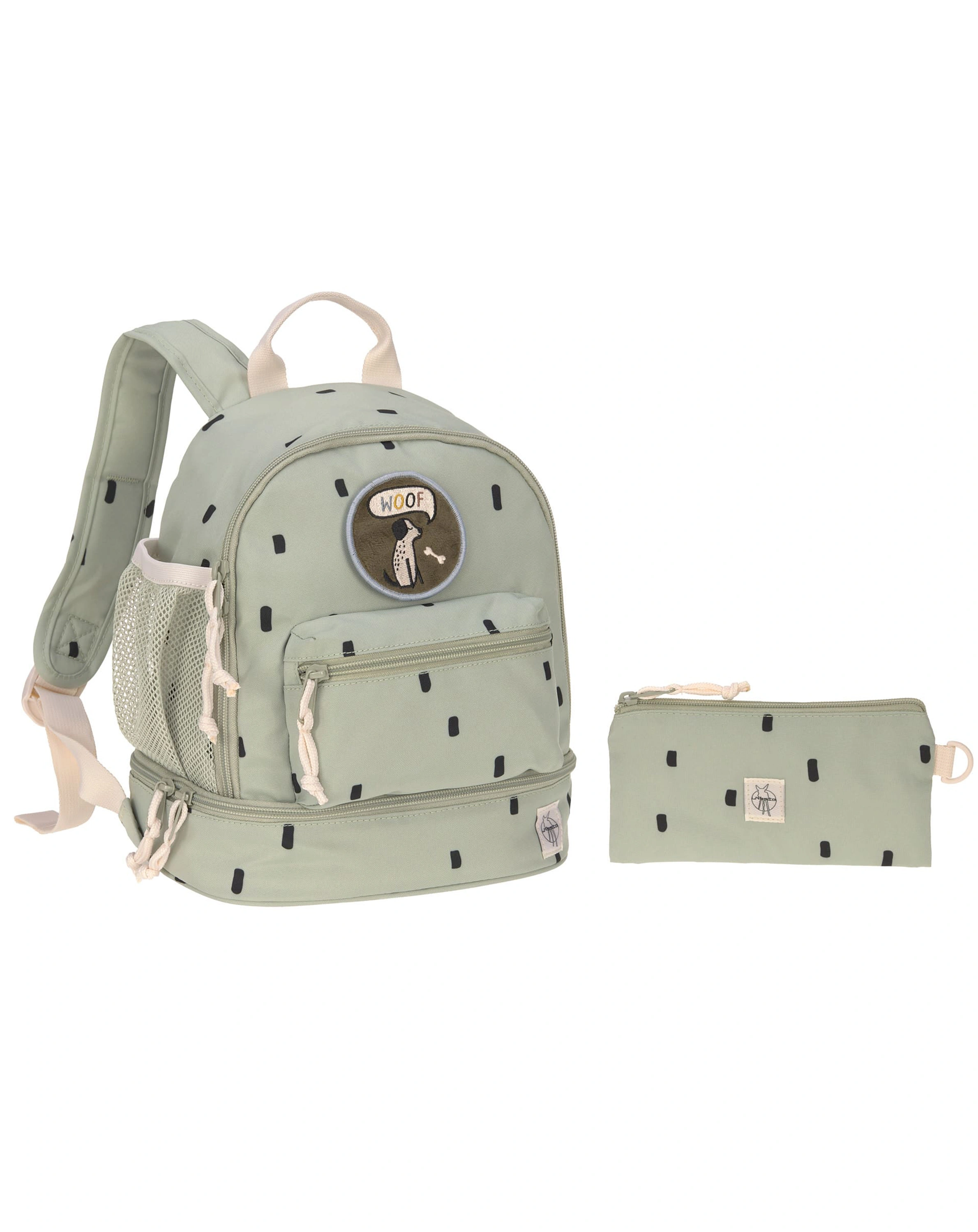 Rucksack HAPPY PRINTS (27x24x15) in light olive