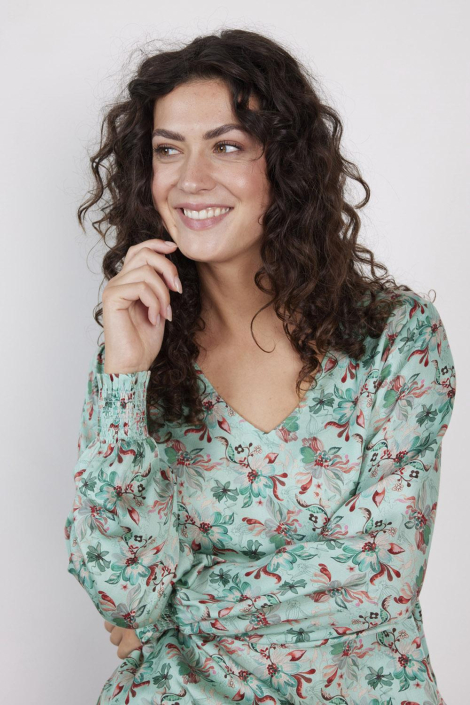 DIDI groene dames blouse