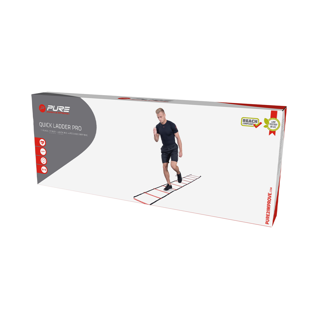 PURE2improve Trainingsleiter Pro, 11 Sprossen