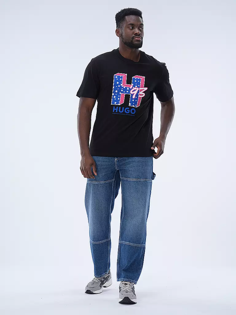 HUGO T-Shirt NENTRYLE schwarz