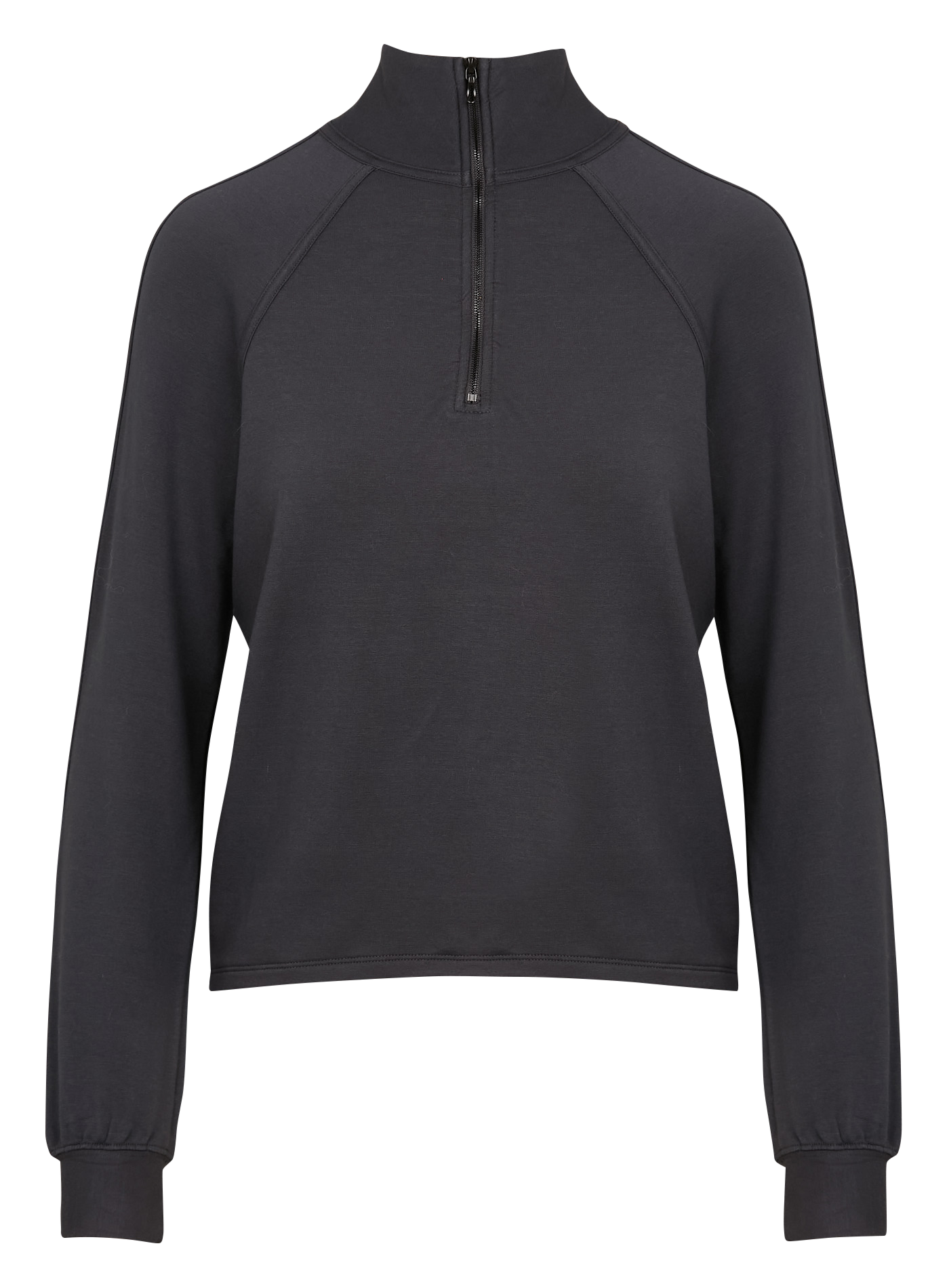 Sweat droit col montant| Gris
