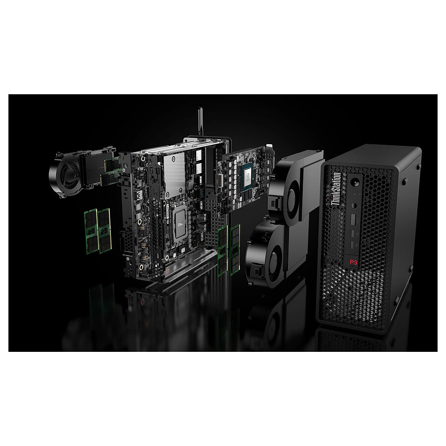 Lenovo ThinkStation P3 Ultra SFF (30HA004QFR) - Windows 11 Pro