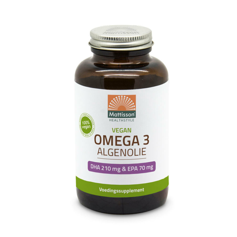 Mattisson Omega 3 Algenolie 210 120 vegacapsules