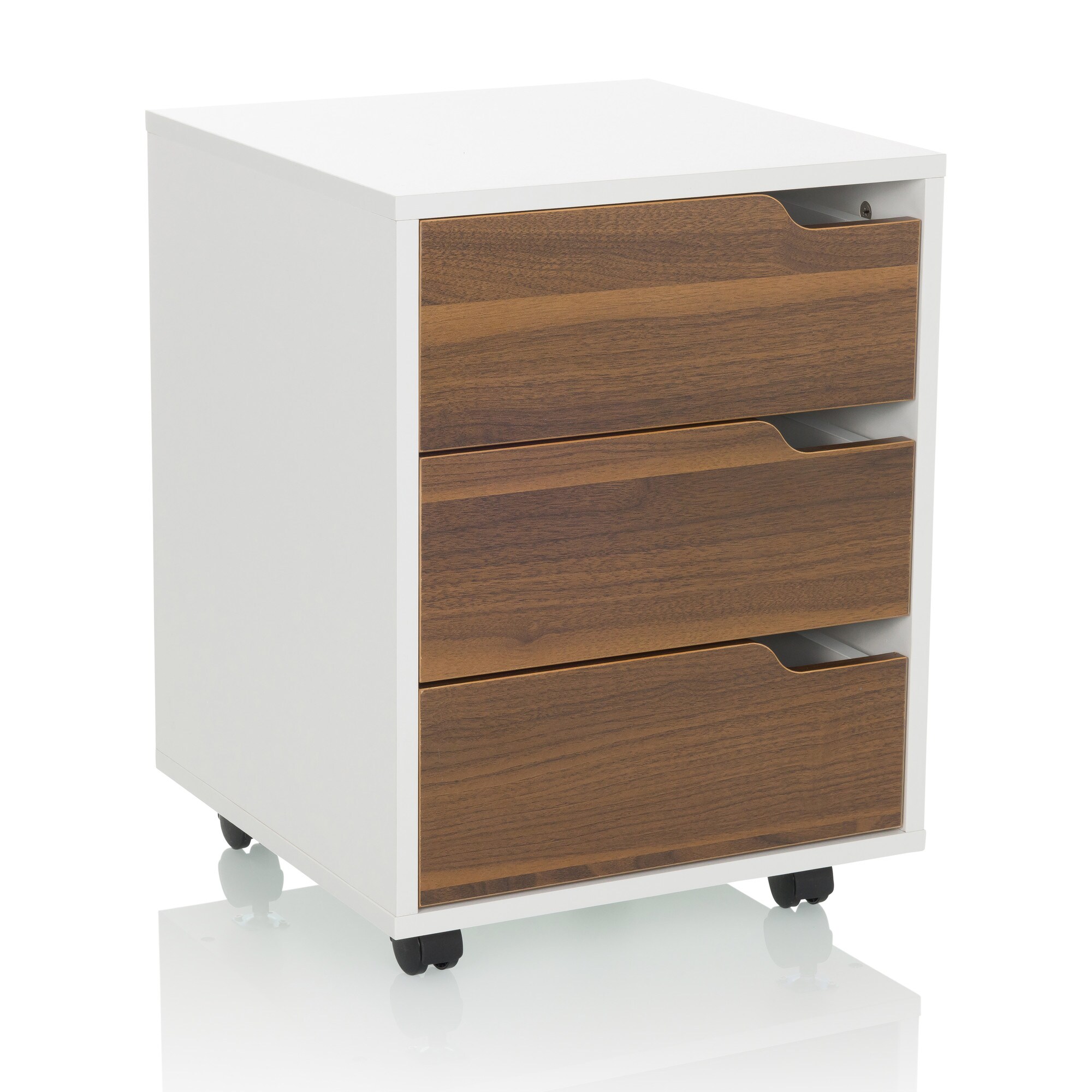 Rollcontainer ORGANISER I Melaminharzbeschichtete Spanplatte hjh OFFICE