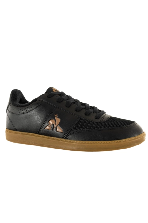 Baskets basses le coq sportif derby 1 black/gum
