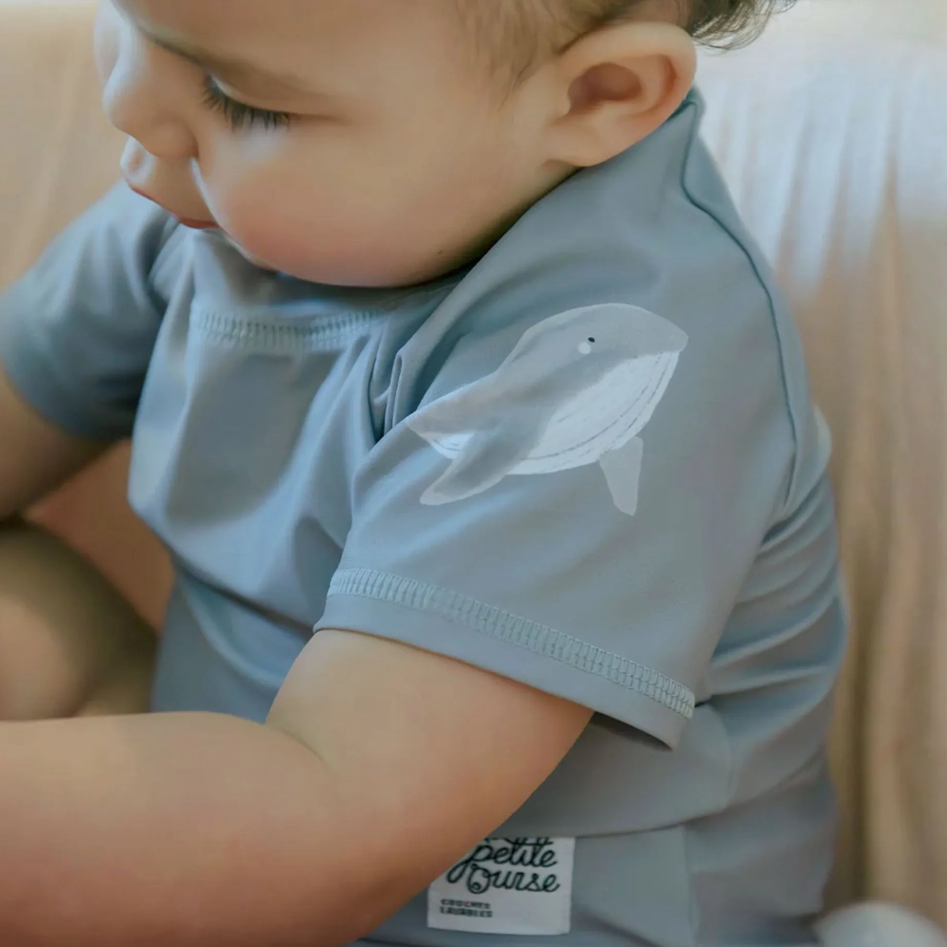 La Petite Ourse T-Shirt Maillot Marin 1-2ans