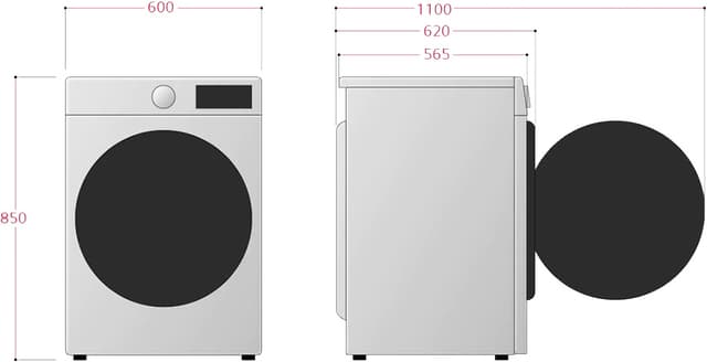 LG vaskemaskine FV50VNS3E (9 kg)