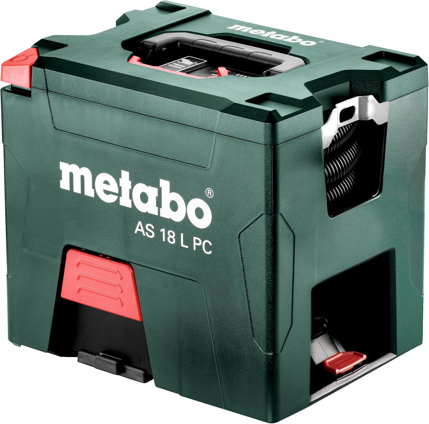 metabo Akku-Sauger AS 18 L PC – 602021850 – 18 V – Sauger mit manueller Filterabreinigung, Boost- und Eco-Modus – Ohne Akku und Ladegerät