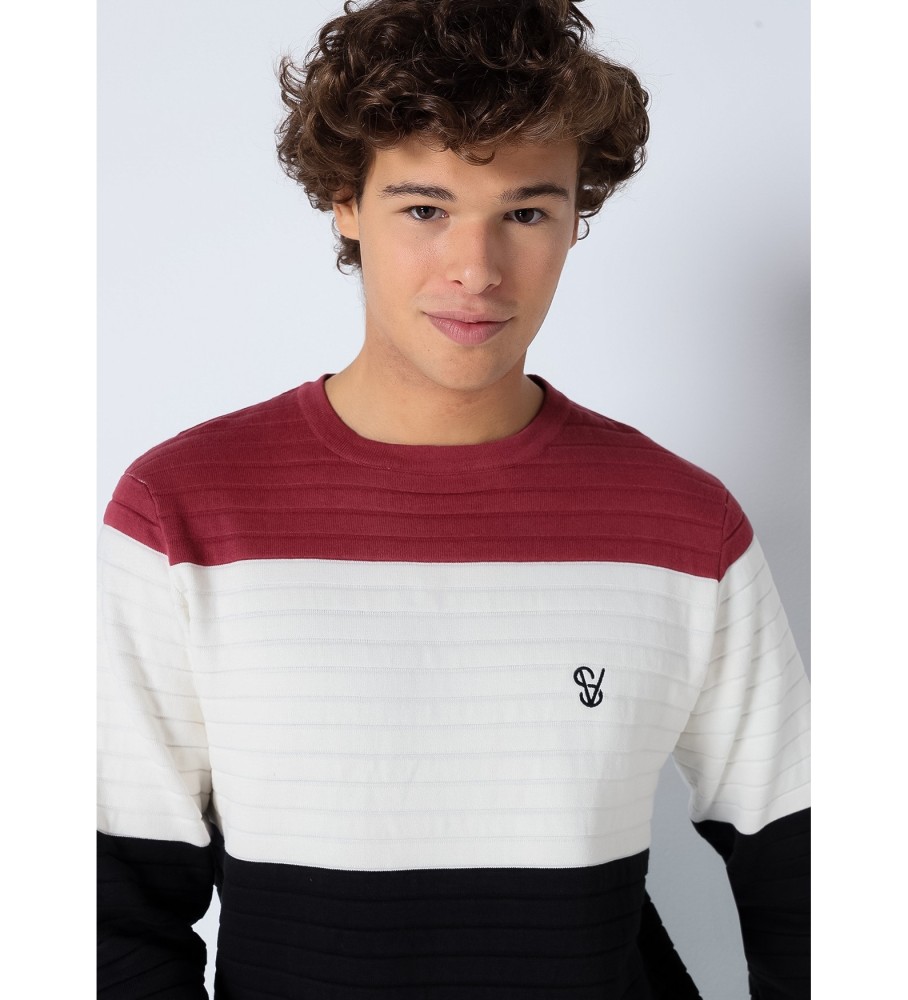 Camisa Six Valves com listras multicoloridas