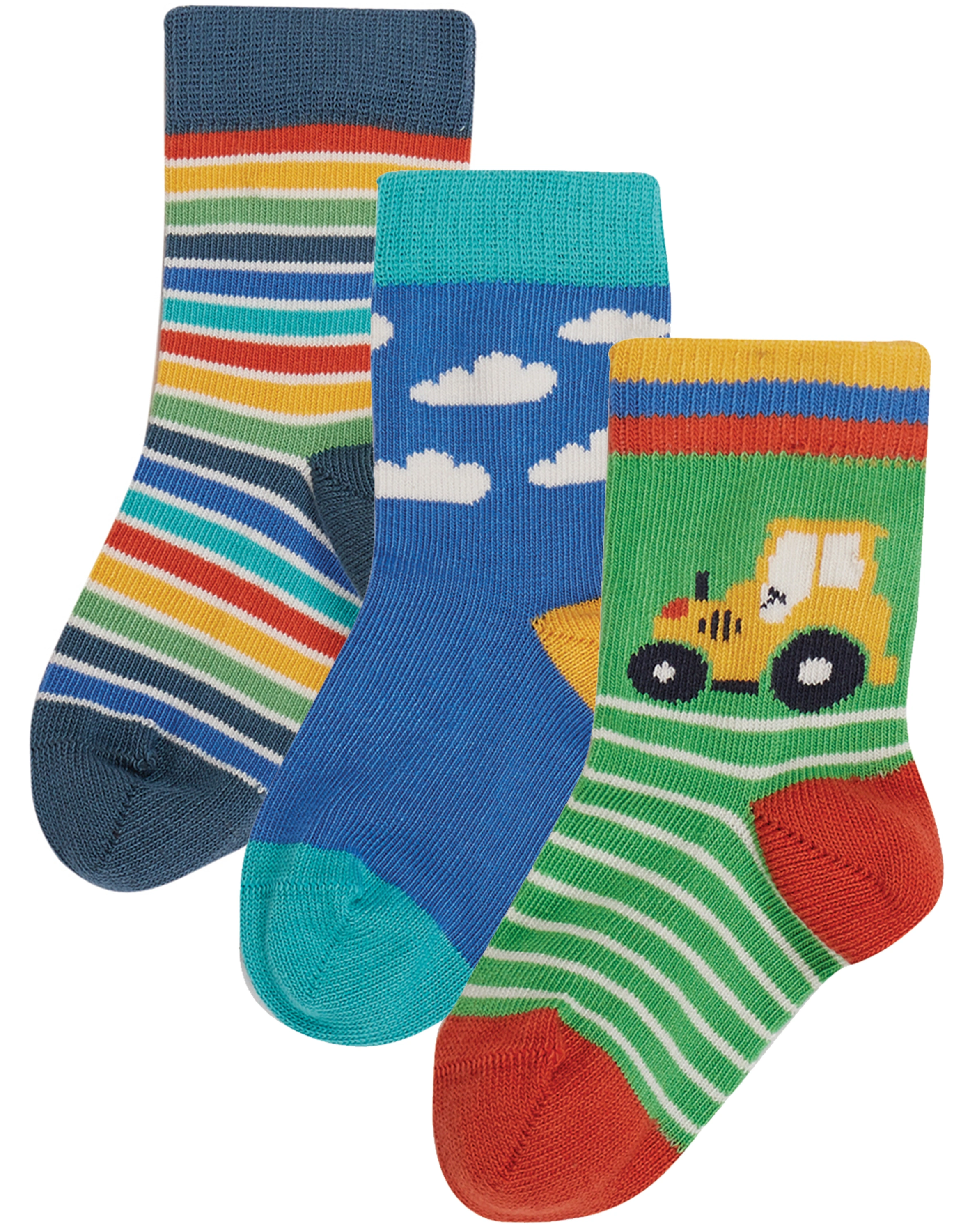 Socken FARMLAND 3er-Pack in bunt