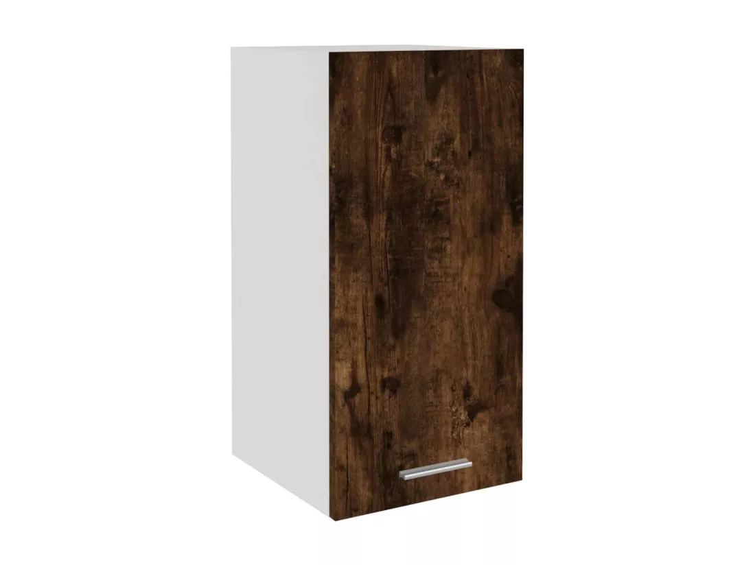 Armoire suspendue Chêne fumé 29,5x31x60 cm Bois d'ingénierie
