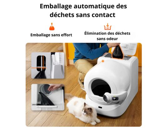 PETKIT - Litière autonettoyante PUROBOT ULTRA (T6) - 7795