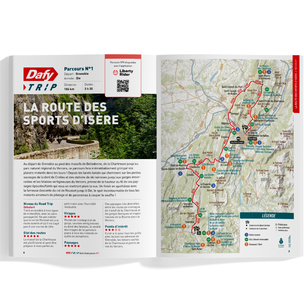 Dafy Moto - Roadbook Moto : Dafy Trip Alpes du Nord