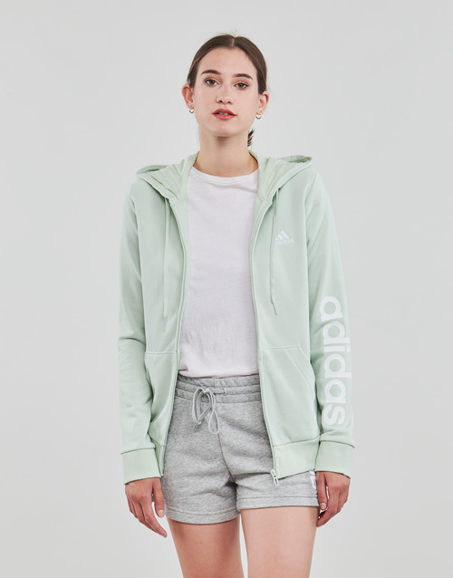 Adidas Sportswear - W LIN FT FZ HD - vert lin