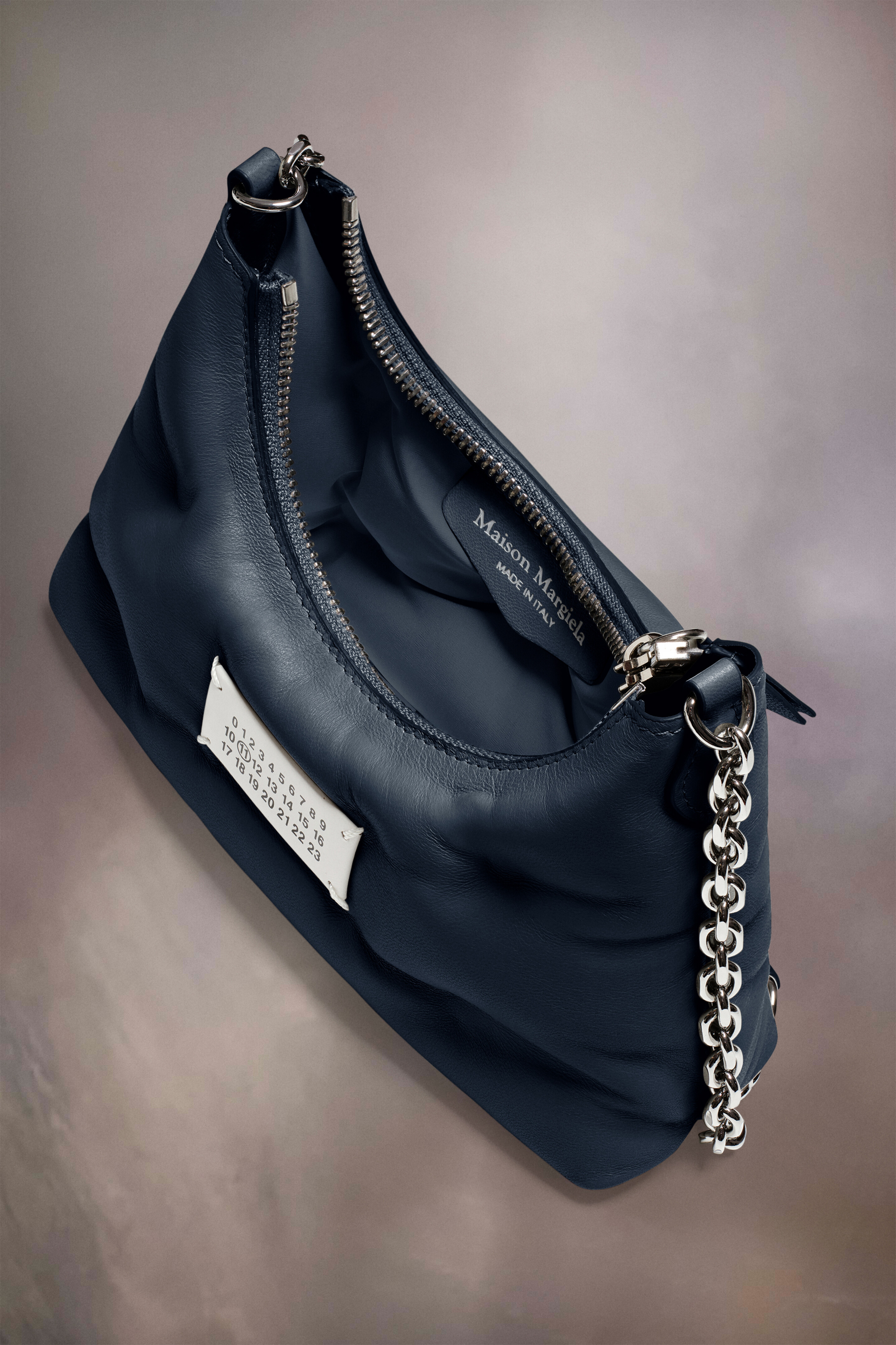 Glam Slam hobo micro-sac pour femme Bleu Foncé
