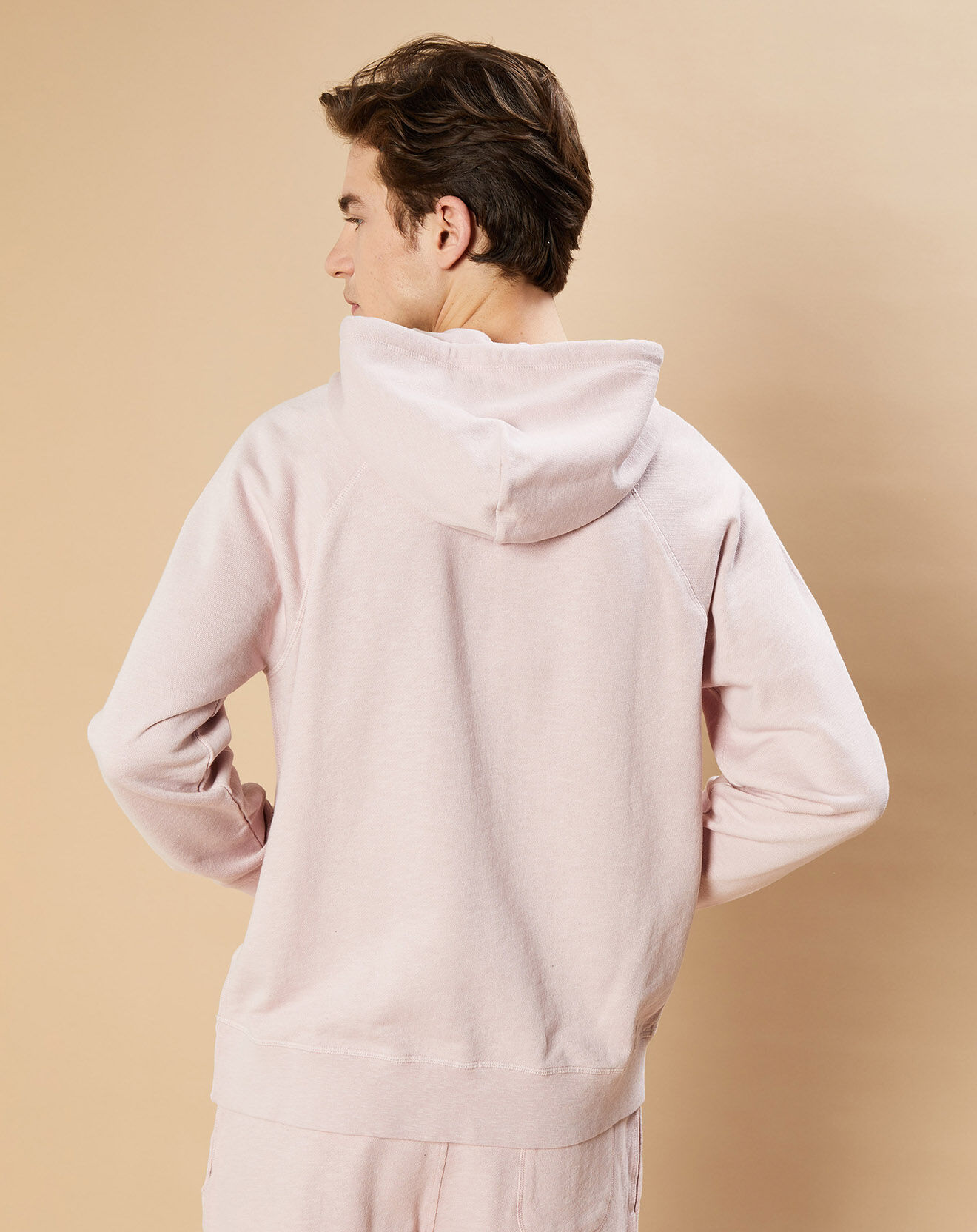 Hartford Sweat à capuche Light faded rose