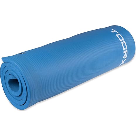 Toorx fitnessmåtte Pro 172 x 61 cm - blå